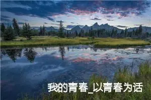 我的青春_以青春为话题的初中作文(精选4篇)