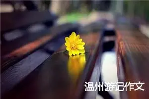 温州游记作文