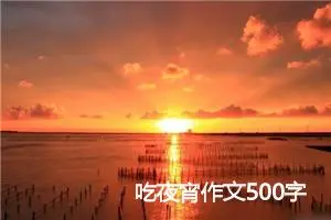 吃夜宵作文500字