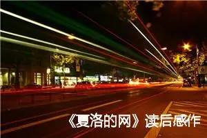 《夏洛的网》读后感作文