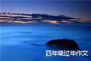 四年级过年作文