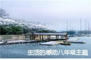 生活的感动八年级主题作文(精选5篇)