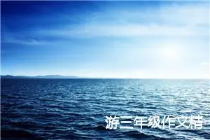 游三年级作文精