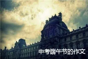 中考端午节的作文