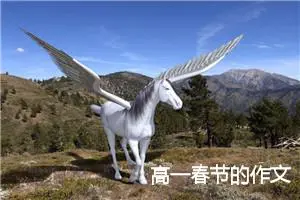 高一春节的作文