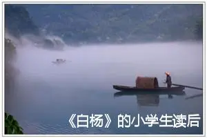 《白杨》的小学生读后感