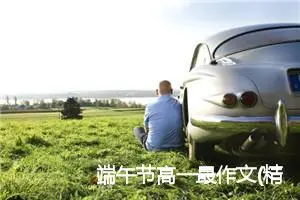 端午节高一最作文(精选5篇)