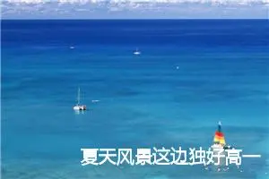 夏天风景这边独好高一作文(精选5篇)