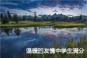 温暖的友情中学生满分作文(精选5篇)