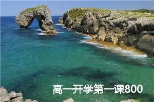 高一开学第一课800字作文(精选5篇)