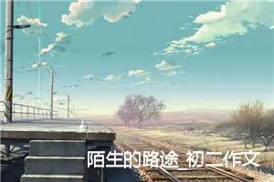 陌生的路途_初二作文600字