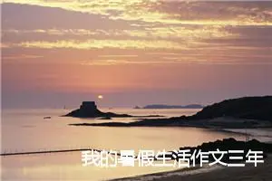 我的暑假生活作文三年级(精选5篇)