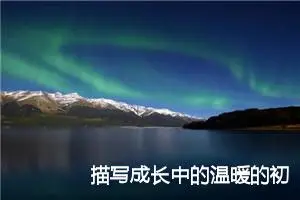 描写成长中的温暖的初一作文(精选5篇)