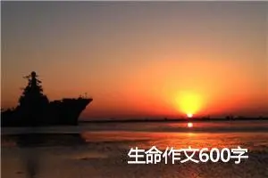 生命作文600字
