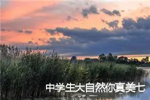 中学生大自然你真美七年级作文(精选5篇)