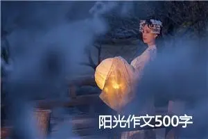 阳光作文500字