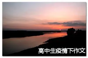 高中生疫情下作文