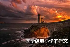 国学经典小学的作文