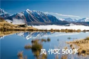 风 作文 500字