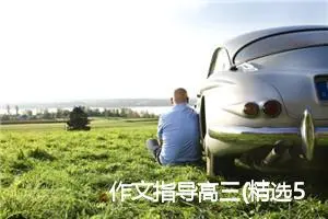 作文指导高三(精选5篇)