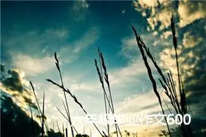 六年级毕业作文600字