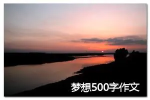梦想500字作文