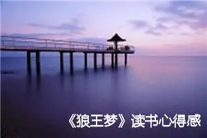 《狼王梦》读书心得感悟六年级