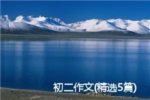 初二作文(精选5篇)