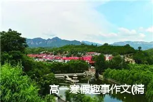 高一寒假趣事作文(精选5篇)