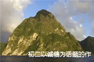 初二以诚信为话题的作文5(精选5篇)