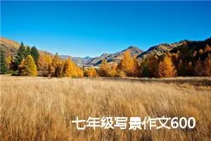 七年级写景作文600字(精选5篇)