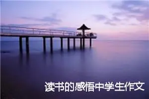 读书的感悟中学生作文(精选5篇)