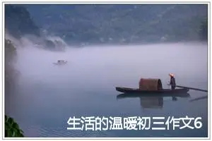 生活的温暖初三作文600字(精选5篇)