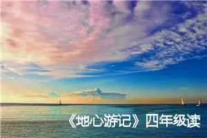 《地心游记》四年级读书笔记