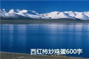 西红柿炒鸡蛋600字作文(精选5篇)