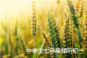 中学生七年级倾听初一作文600字(精选5篇)