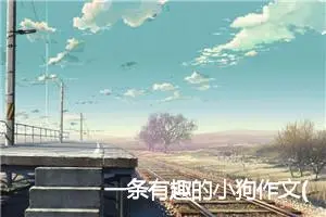 一条有趣的小狗作文(精选5篇)