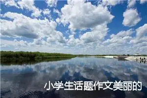 小学生话题作文美丽的夏天四年级(精选5篇)