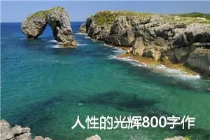 人性的光辉800字作文