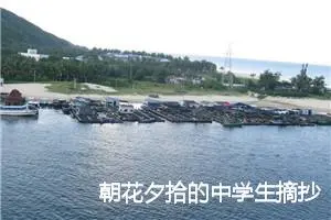 朝花夕拾的中学生摘抄笔记