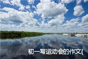 初一写运动会的作文(精选5篇)
