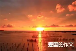 爱国的作文