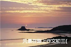 风景在路上作文初三(精选5篇)