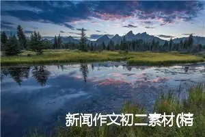 新闻作文初二素材(精选5篇)