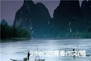 于我们的青春作文(精选5篇)
