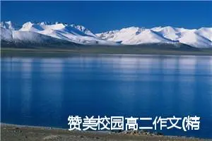 赞美校园高二作文(精选5篇)