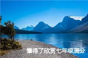 懂得了欣赏七年级满分作文(精选5篇)