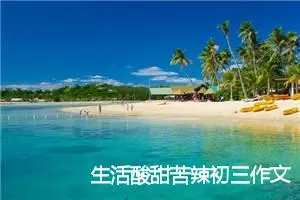 生活酸甜苦辣初三作文(精选5篇)
