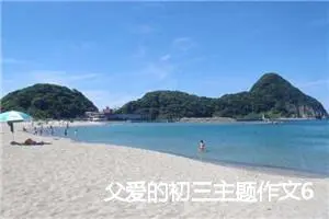 父爱的初三主题作文600字(精选5篇)