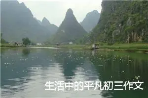 生活中的平凡初三作文600字(精选5篇)